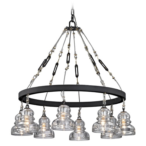 Troy Lighting Menlo Park Deep Bronze Chandelier by Troy Lighting F6056