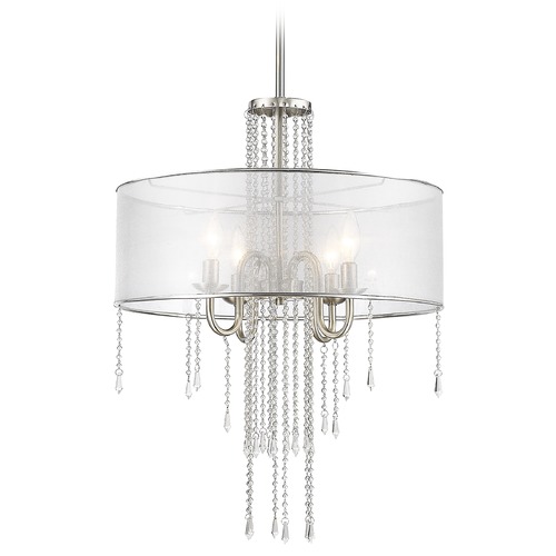 Z-Lite Siena Brushed Nickel Pendant by Z-Lite 433P-BN