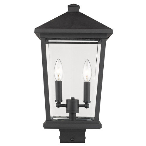 Z-Lite Beacon Black Post Light by Z-Lite 568PHBS-BK