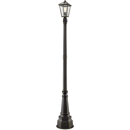 Z-Lite Talbot Oil Rubbed Bronze Post Light by Z-Lite 579PHMR-564P-ORB