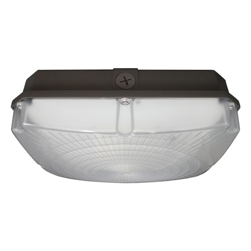 Nuvo Lighting 60W LED 10'' Bronze Low Profile Square Canopy Light 5000K by Nuvo Lighting 65/147