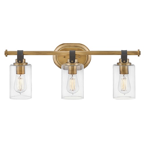 Hinkley Halstead 3-Light Vanity Light in Heritage Brass by Hinkley Lighting 52883HB