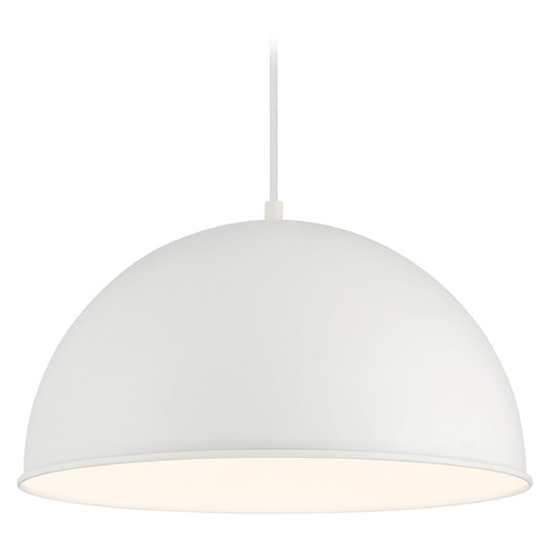 Vantage Pendants White Pendant by Minka Lavery
