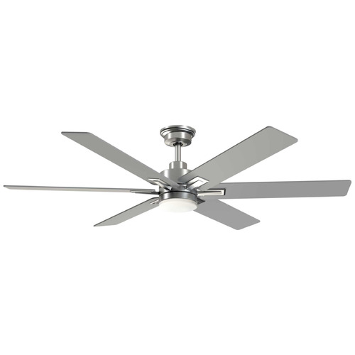 Progress Lighting Progress Lighting Dallam Brushed Nickel LED Ceiling Fan with Light P250103-009-CS