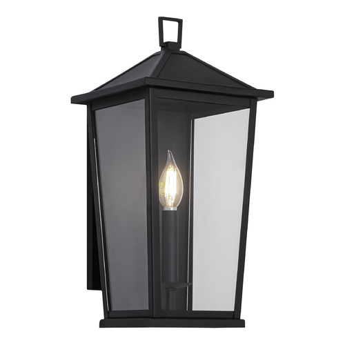 Ingress Matte Black Outdoor Wall Light by Matteo Lighting