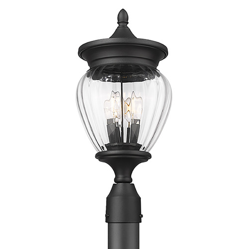 Z-Lite Davina Black Post Light