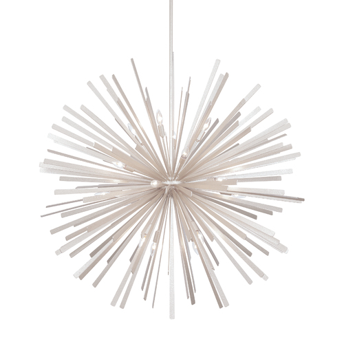 Confluence 20-Light Pendant in Piastra White by Metropolitan Lighting