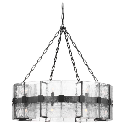 Studio Bronze Clear White Glass Sconce Light