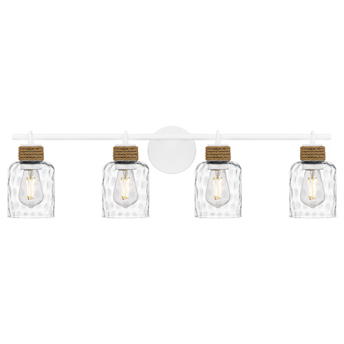 Quoizel Lighting Baltic Matte White Bathroom Light