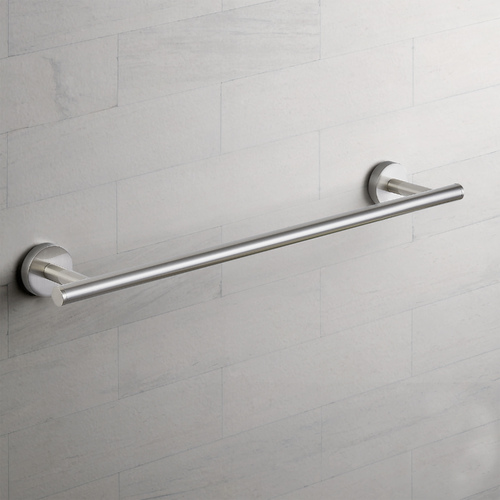 Seattle Hardware Co Prelude Satin Nickel Towel Bar 18-Inch Center to Center