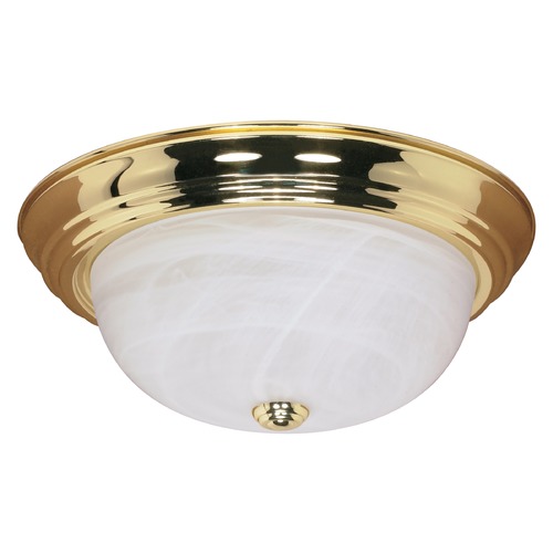 Nuvo Lighting 15-Inch Flush Mount Polished Brass by Nuvo Lighting 60/215