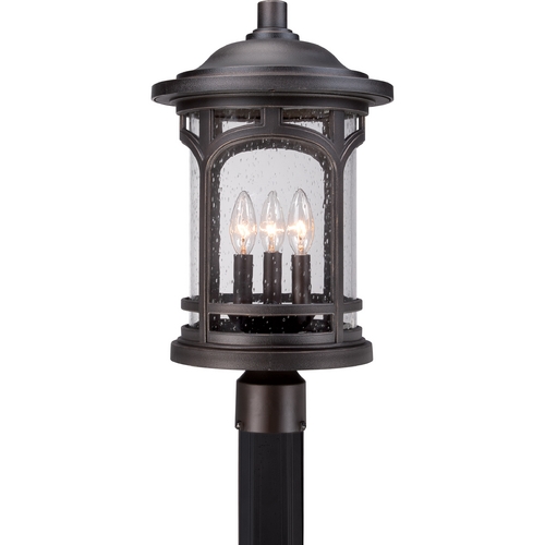 Marblehead Post Light in Palladian Bronze by Quoizel Lighting