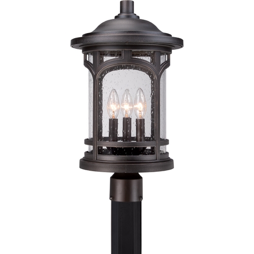 Quoizel Lighting Marblehead Post Light in Palladian Bronze by Quoizel Lighting MBH9011PN