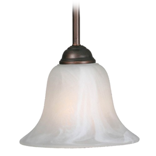 Golden Lighting Multi-Family Rubbed Bronze Mini Pendant by Golden Lighting 4120 RBZ-MBL