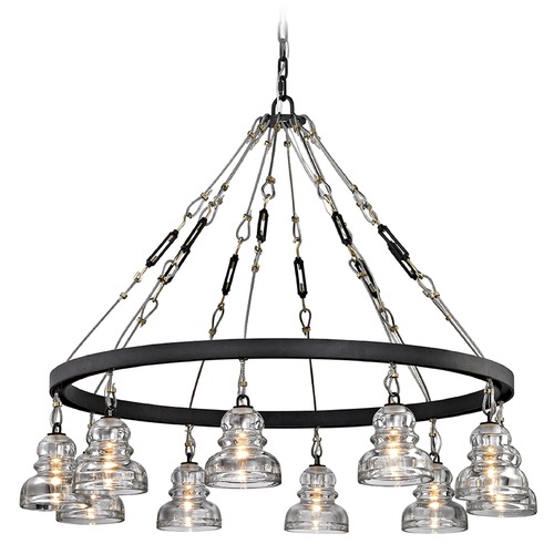 Troy Lighting Troy Lighting Menlo Park Deep Bronze Chandelier F6057