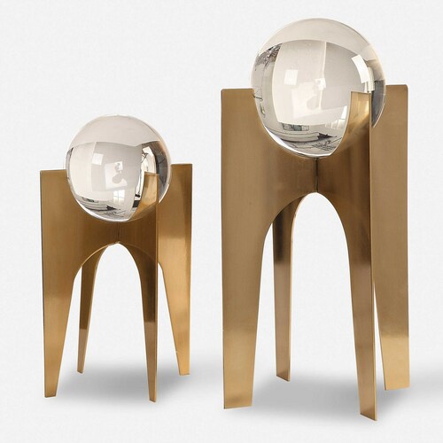 Ellianna Sculptures Set of 2 in Copper Bronze by Uttermost Lighting