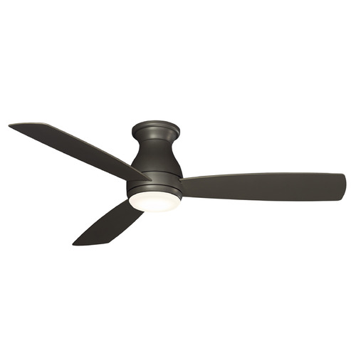 Fanimation Fans Hugh 52 Matte Greige LED Ceiling Fan with Light