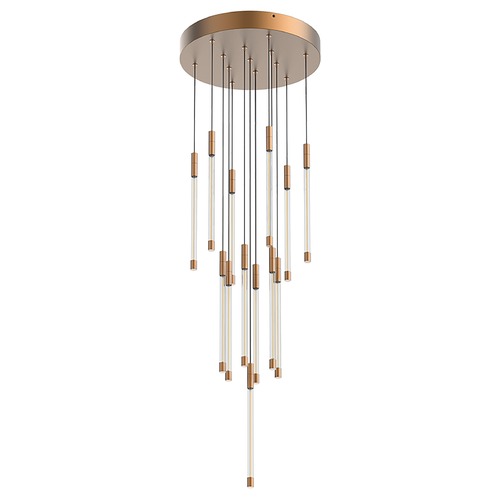 Kuzco Lighting Motif 13-Inch LED Multi-Port Pendant in Brushed Gold by Kuzco Lighting MP75113-VB