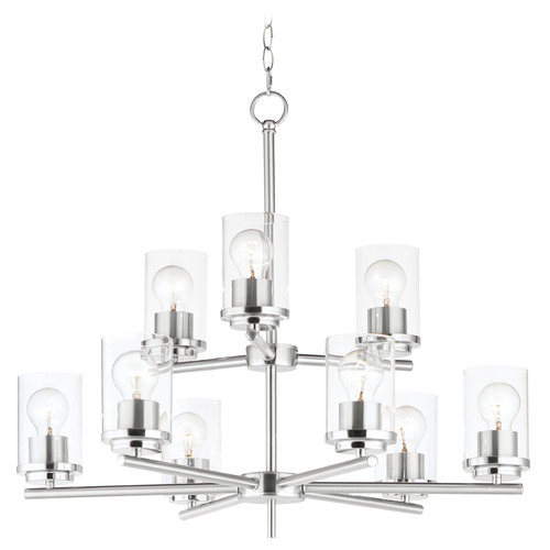 Maxim Lighting Corona Satin Nickel Chandelier