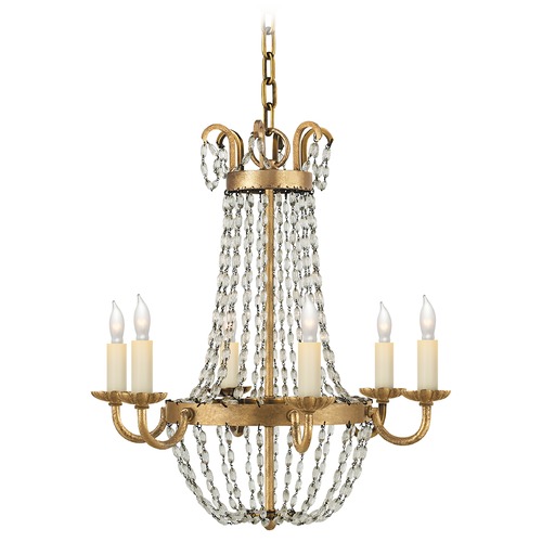 E.F. Chapman Paris Flea Market Chandelier in Gilded by Visual Comfort Signature
