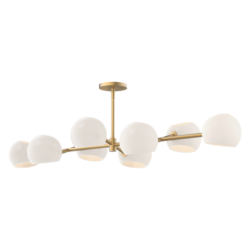 Alora Lighting Willow Brushed Gold Island Light