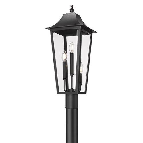 Z-Lite Z-Lite Gannon Black Post Light 5008PHBR-5012P-BK