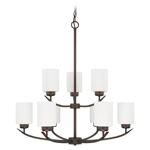 Dixon 28-Inch Chandelier in Bronze by HomePlace by Capital Lighting