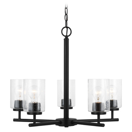 Generation Lighting Oslo 24-Inch Midnight Black Chandelier by Generation Lighting 31171-112