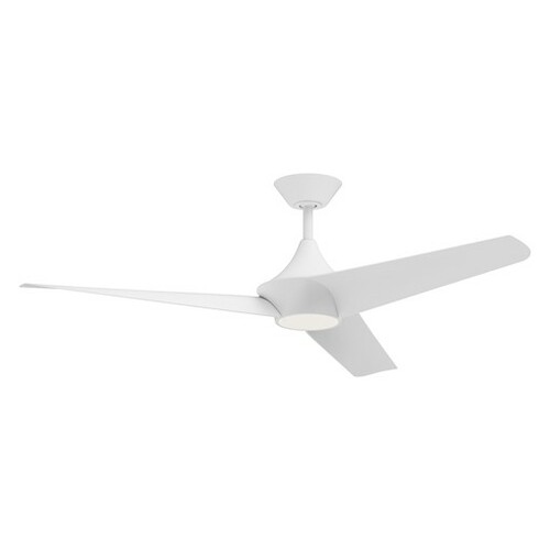 Emiko 56-Inch LED Fan in White by Alora Lighting
