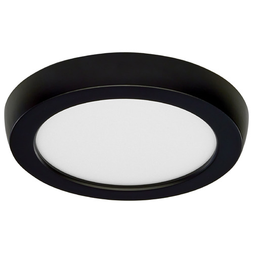 Blink 5-Inch 9W 5CCT LED Flush Mount in Black by Satco Lighting
