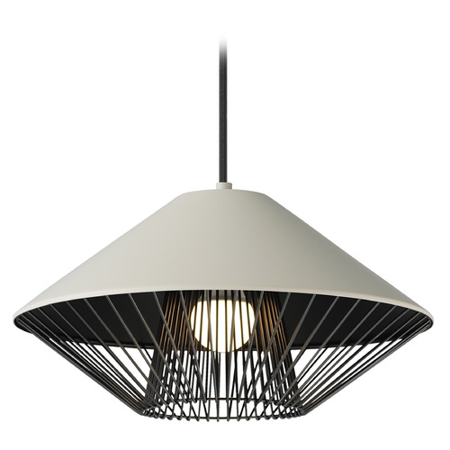 ET2 Lighting Phoenix Gray & Black LED Pendant by ET2 Lighting E11395-GYBK