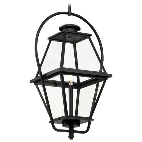 Progress Lighting Bradshaw Textured Black Outdoor Hanging Light