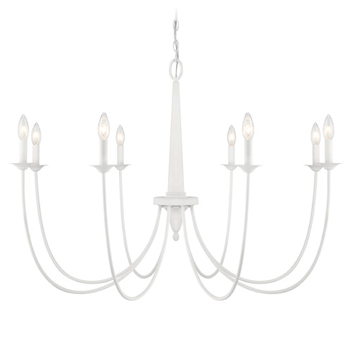 Savoy House Lighting Stonecrest Bisque White Chandelier