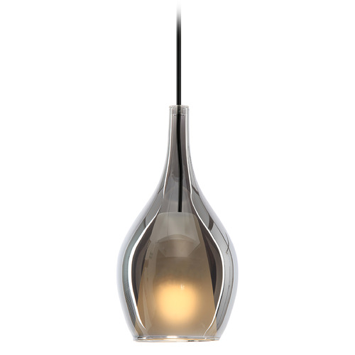 Matteo Lighting Jericho Matte Black Mini-Pendant Light with Bowl / Dome Shade
