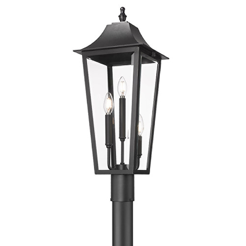 Z-Lite Gannon Black Post Light