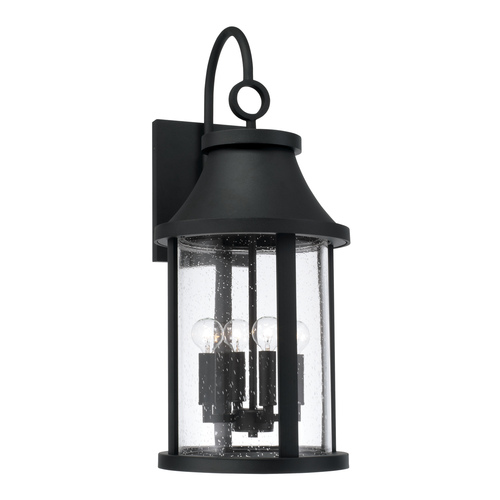 Capital Lighting Capital Lighting Bridger Black Outdoor Wall Light 953641BK