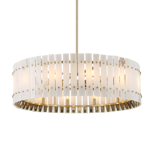 Bardon 12-Light Pendant in Celeste Brass by Metropolitan Lighting