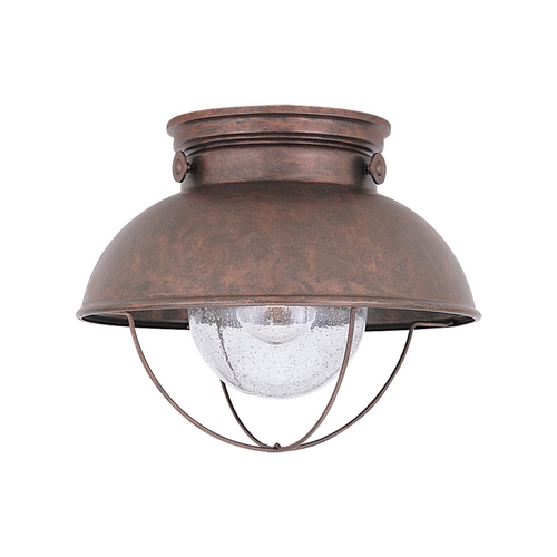 Sebring Outdoor Flush Mount in Copper by Generation Lighting