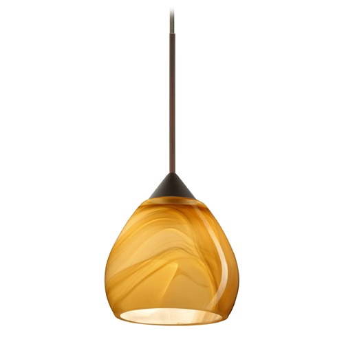Besa Lighting Tay Bronze Mini-Pendant Light
