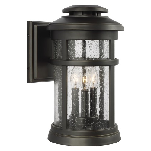 Newport Antique Bronze Outdoor Wall Light by Visual Comfort Studio