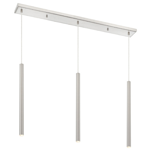 Z-Lite Forest Brushed Nickel LED Multi-Light Pendant by Z-Lite 917MP24-BN-LED-3LBN