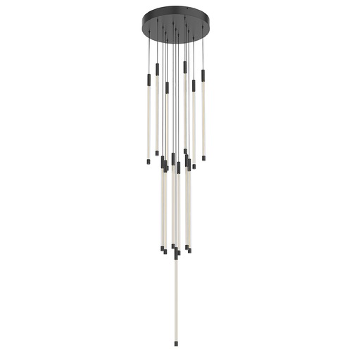 Kuzco Lighting Motif 13-Inch Wide LED Multi-Port Pendant in Black by Kuzco Lighting MP75121-BK