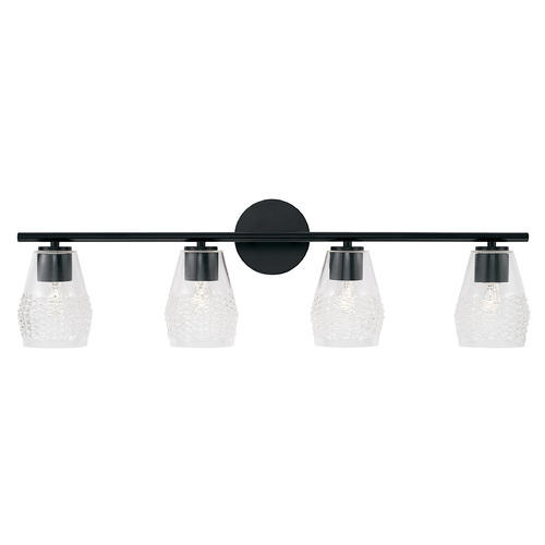 Capital Lighting Dena 32.50-Inch Vanity Light in Matte Black by Capital Lighting 145041MB-524