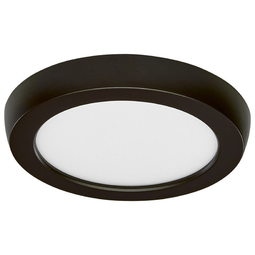 Blink 5-Inch 9W 5CCT LED Flush Mount in Bronze by Satco Lighting