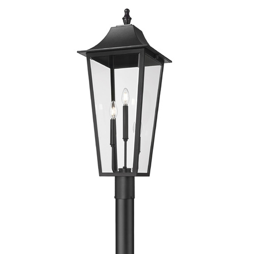 Z-Lite Gannon Black Post Light