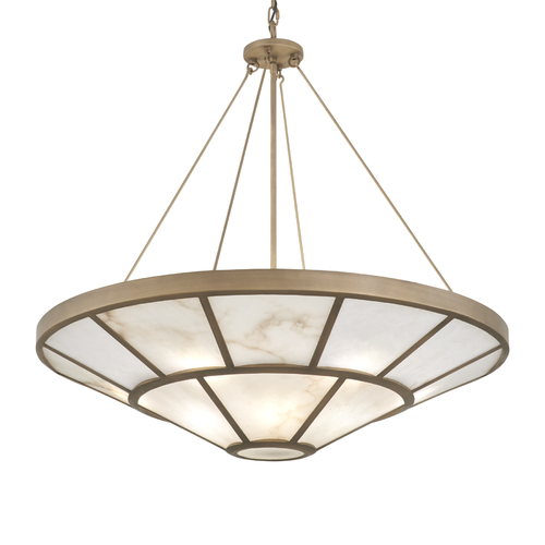 Istria 12-Light Pendant in Ashen Gold by Metropolitan Lighting