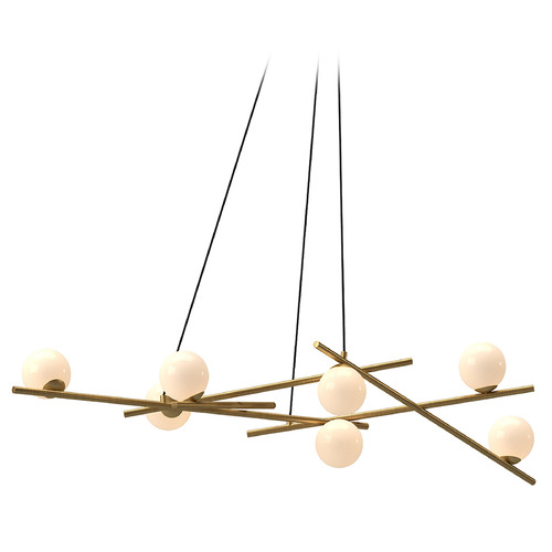 Kuzco Lighting Amara Brushed Gold LED Chandelier