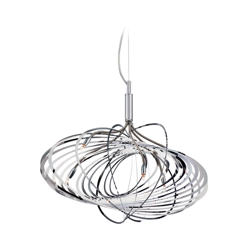 Lite Source Lighting Delvina Chrome Pendant by Lite Source Lighting LS-19225