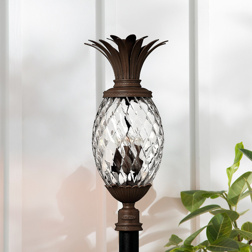 Plantation 29.50-Inch Outdoor Post Light in Copper Bronze by Hinkley Lighting