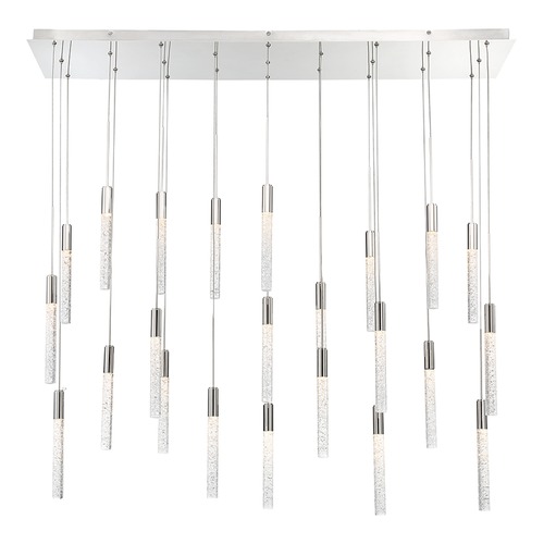 Modern Forms by WAC Lighting Magic 54-Inch LED Linear Chandelier in Polished Nickel by Modern Forms PD-35623L-PN